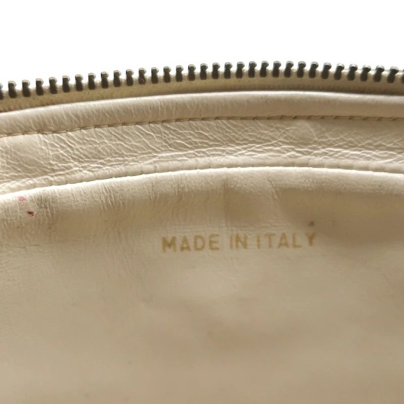 Vintage Chanel Quilted Tassel Camera Bag Beige Leather Chain Strap Shoulder Bag - Picture 12 of 12